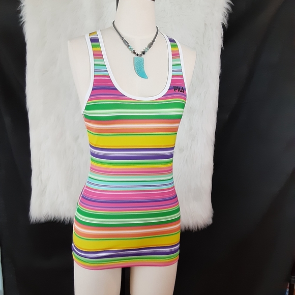 Fila Tops - FILA Sport Multi Color Tank Top Size S